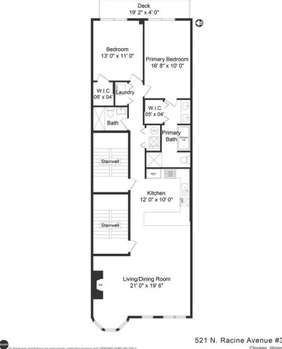 521 Racine Ave, Chicago IL 60642-7933 exterior