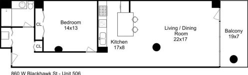 860 Blackhawk St, Chicago IL  60642-2510 exterior