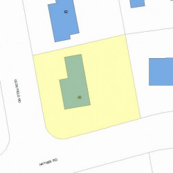 68 Olde Field Rd, Newton MA 02459-2734 plot plan
