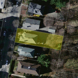 196 Sumner St, Newton MA  02459-1954 aerial view