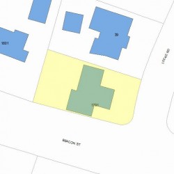 1791 Beacon St, Newton MA 02468-1402 plot plan
