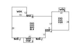 76 Carlton Rd, Newton MA 02468-1916 floor plan