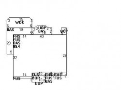 16 Garden Rd, Newton MA  02458-2307 floor plan