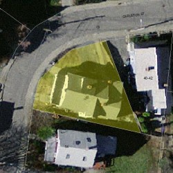 48 Carleton St, Newton MA 02458-1604 aerial view