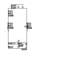 56 Eddy St, Newton MA  02465-2134 floor plan