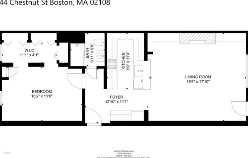 44 Chestnut St, Boston MA exterior