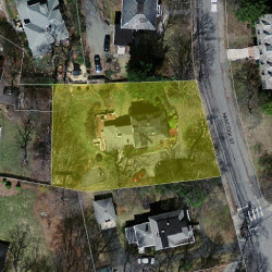 147 Hancock St, Newton MA 02466-2218 aerial view