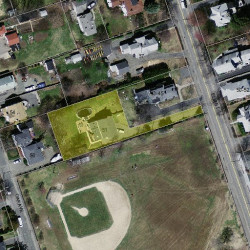 51 Elm St, Newton MA 02465-1863 aerial view