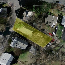 10 Jefferson St, Newton MA 02458-1710 aerial view