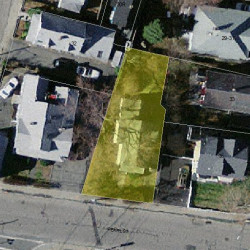 79 Pearl St, Newton MA 02458-1527 aerial view