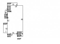 40 Walker St, Newton MA  02460-1520 floor plan
