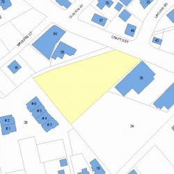 48 Crafts St, Newton MA 02458-1249 plot plan