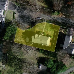 16 Alba Cir, Newton MA 02458-2303 aerial view
