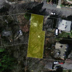445 Highland St, Newton MA 02460-2109 aerial view