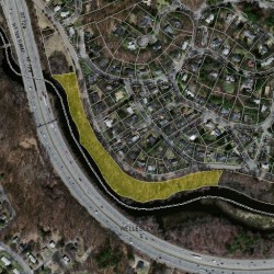 233 Quinobequin Rd, Newton MA 02468-1800 aerial view