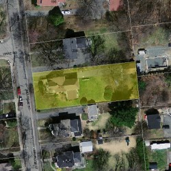 210 Melrose St, Newton MA 02466-1119 aerial view