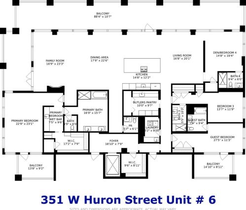 351 Huron St, Chicago IL  60654-3614 exterior