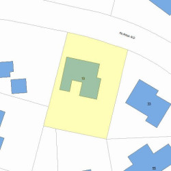 19 Farina Rd, Newton MA 02459-2833 plot plan