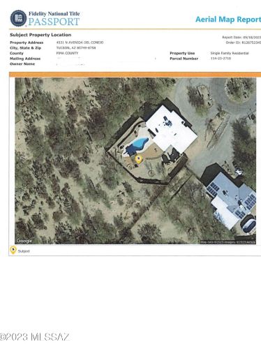 4531 Avenida Del Conejo, Tucson AZ  85749-8758 exterior