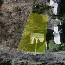 155 Cotton St, Newton MA  02458-2640 aerial view
