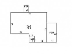 149 Christina St, Newton MA 02461-1915 floor plan