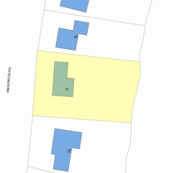 35 Kingswood Rd, Newton MA 02466-1013 plot plan