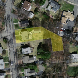 156 Melrose St, Newton MA 02466-1110 aerial view