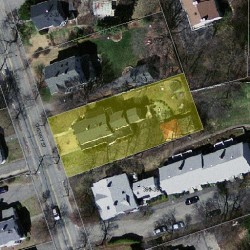 386 Cherry St, Newton MA 02465-1832 aerial view