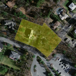 40 Puddingstone Ln, Newton MA 02459-3461 aerial view