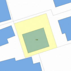 73 Faxon St, Newton MA  02458-1034 plot plan