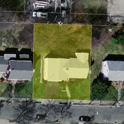 83 Oakdale Rd, Newton MA  02459-2659 aerial view