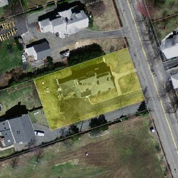 43 Elm St, Newton MA 02465-1805 aerial view