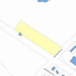 1947 Washington St, Newton MA  02466-3010 plot plan