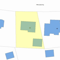 48 Nehoiden Rd, Newton MA  02468-1924 plot plan