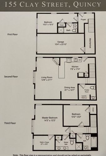 155 Clay St, Quincy MA  02170-2739 exterior