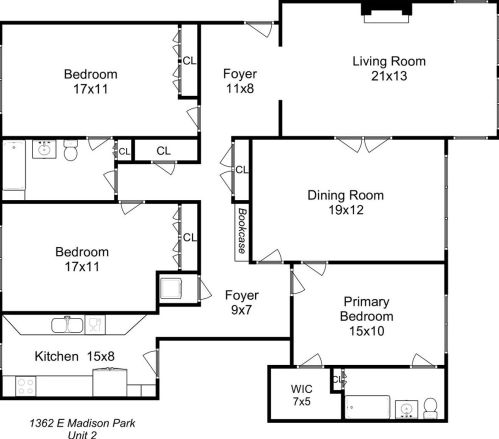 1362 Madison Park, Chicago IL 60615-2917 exterior