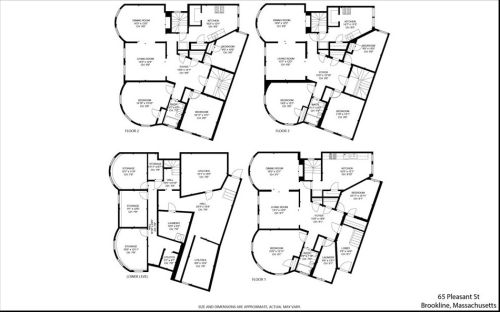 65 Pleasant St, Brookline MA  02446-3723 exterior