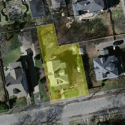 57 Erie Ave, Newton MA 02461-1515 aerial view