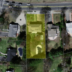 1370 Commonwealth Ave, Newton MA 02465-2915 aerial view