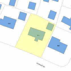 911 Commonwealth Ave, Newton MA 02459-1035 plot plan