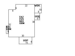 173 Morton St, Newton MA  02459-1521 floor plan