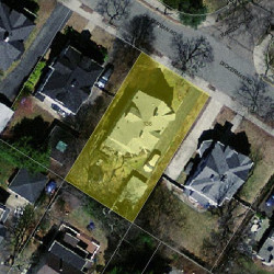 136 Dickerman Rd, Newton MA 02461-1304 aerial view