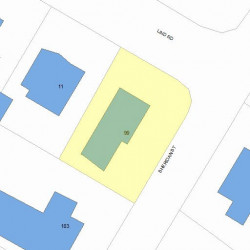 99 Sheridan St, Newton MA 02465-1057 plot plan