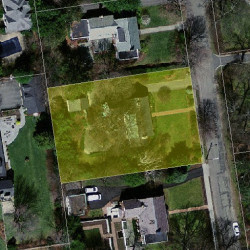 21 Sylvan Ave, Newton MA 02465-3015 aerial view