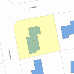 62 Olde Field Rd, Newton MA 02459-2734 plot plan