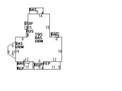 255 Adams St, Newton MA  02458-1248 floor plan