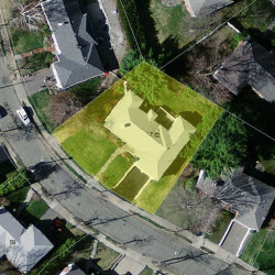 62 Deborah Rd, Newton MA  02459-2838 aerial view