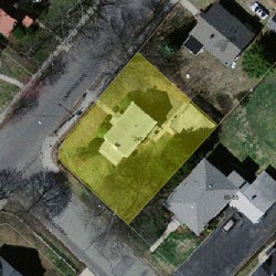 246 Linwood Ave, Newton MA 02460-1459 aerial view