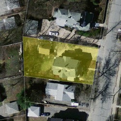 77 Brookside Ave, Newton MA  02460-1523 aerial view