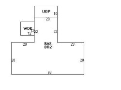 23 Exmoor Rd, Newton MA 02459-1207 floor plan
